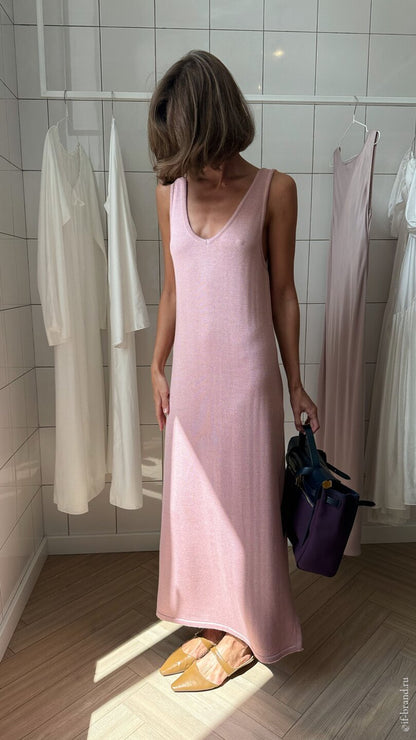 Soft Pink Refined Dress